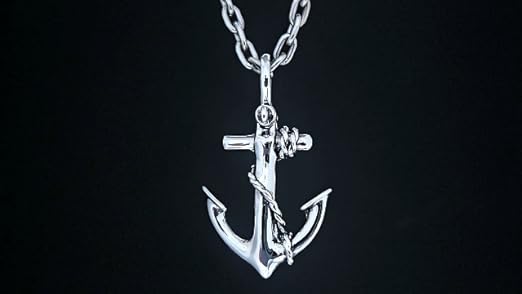 NAUTORA Anchor Necklace - Solid Heavyweight Anchor Pendant